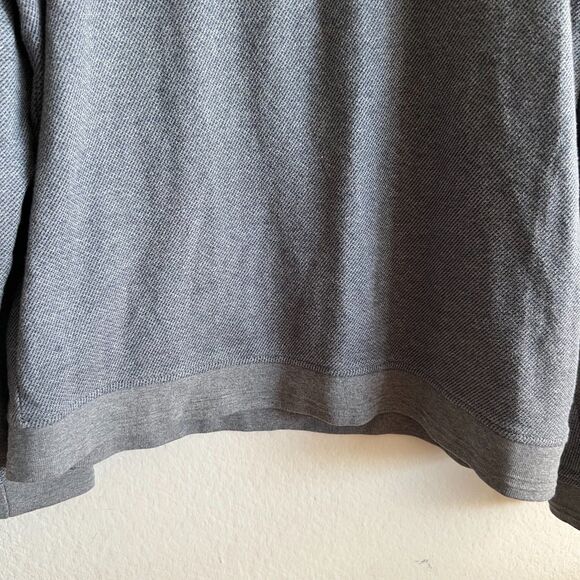TED BAKER London Grey Cotton Quarter Zip Long Sleeve Sweater Mens 6 XXL - Picture 7 of 8
